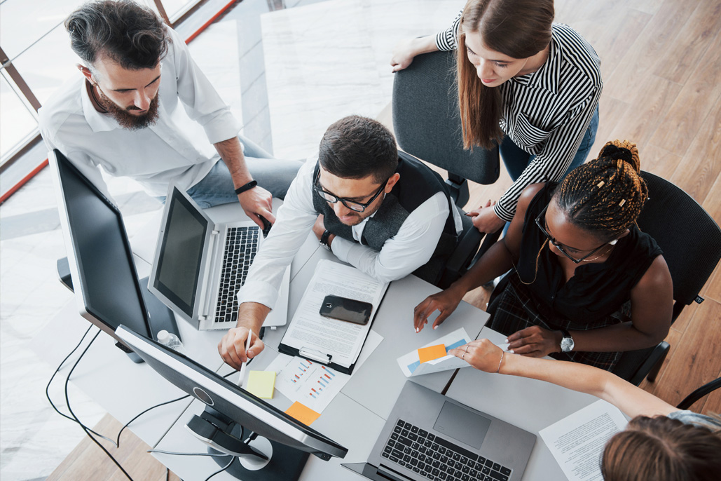 Personas Trabajando